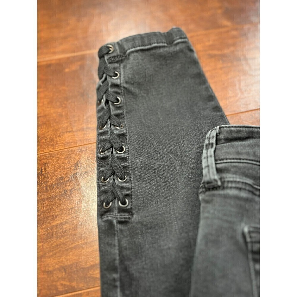 Womens Black Mavi Alexa Ankle Mid Rise Skinny Jeans Size 30 - Picture 8 of 8